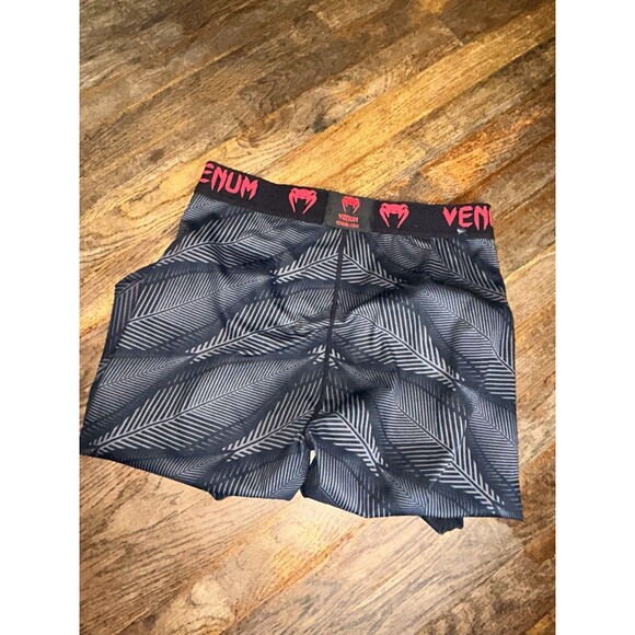 Venum MMA Pants Mens Large Black Fighting Wrestling Boxing Fight Team UFC Spats - Picture 4 of 4